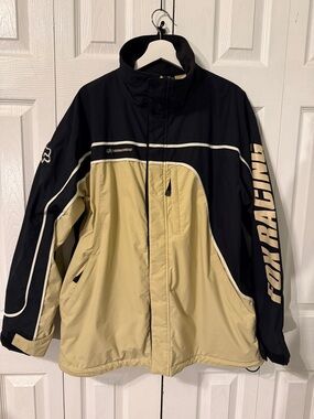 Fox Racing Men’s Black and Beige Ski Jacket  Sz XL